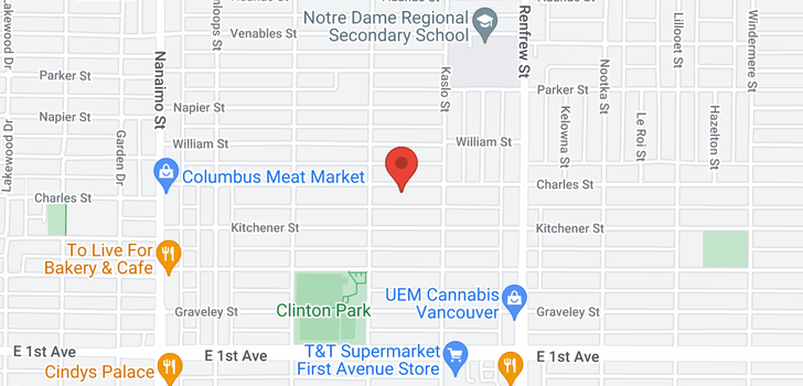 map of 2742 CHARLES STREET